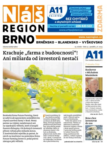 Obálka e-magazínu Náš Region - Brno 23/2024