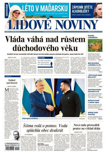 Obálka e-magazínu Lidové noviny 3.7.2024