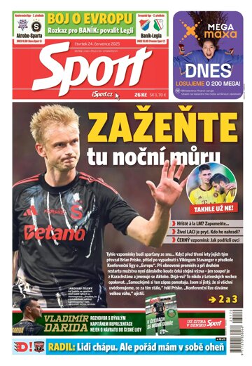 Obálka e-magazínu Sport 24.7.2025