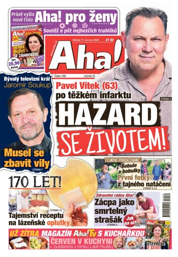 Obálka e-magazínu AHA! 17.6.2026