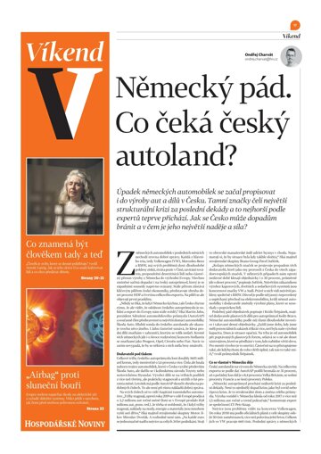 Obálka e-magazínu Hospodářské noviny - příloha Víkend 131 - 10.7.2026 Víkend