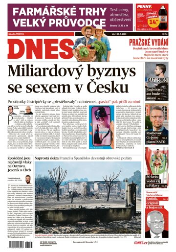 Obálka e-magazínu MF Dnes 28.7.2026