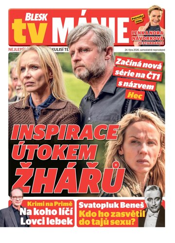 Obálka e-magazínu Blesk Tv manie 24.10.2026