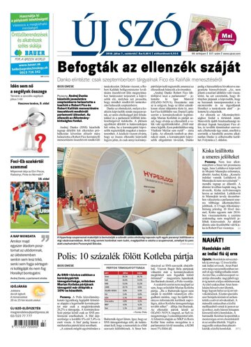 Obálka e-magazínu Új Szó 7.7.2016