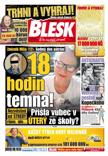 Obálka e-magazínu Blesk 18.1.2017