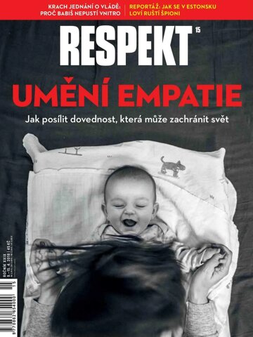 Obálka e-magazínu Respekt 15/2018