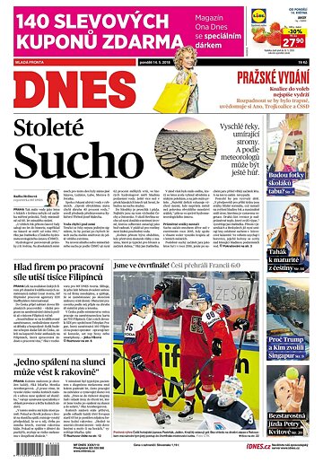 Obálka e-magazínu MF Dnes 14.5.2018