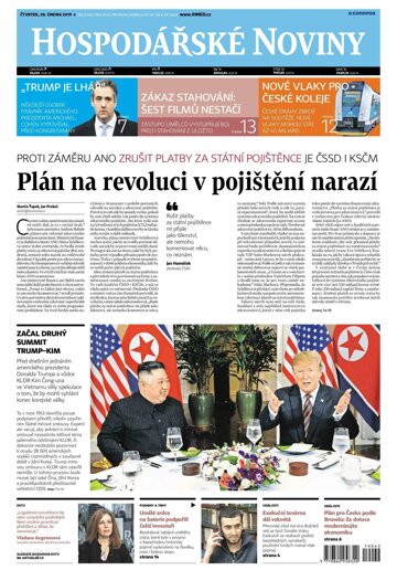Obálka e-magazínu Hospodářské noviny 042 - 28.2.2019