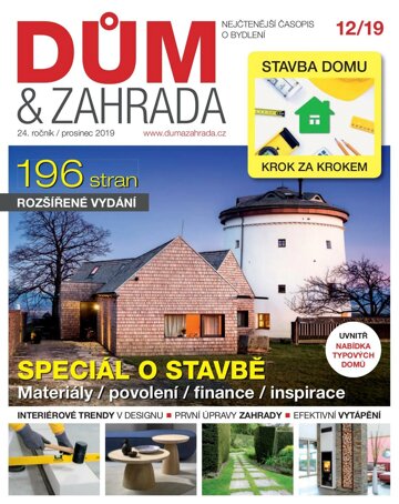 Obálka e-magazínu Dům a zahrada 12/2019