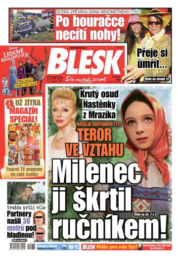 Obálka e-magazínu Blesk 21.11.2019