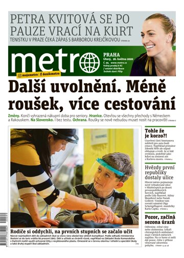 Obálka e-magazínu deník METRO 26.5.2020