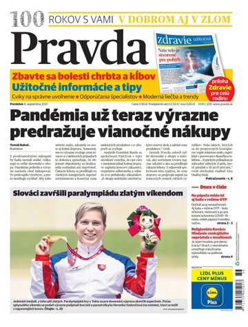 Obálka e-magazínu Pravda 6. 9. 2021