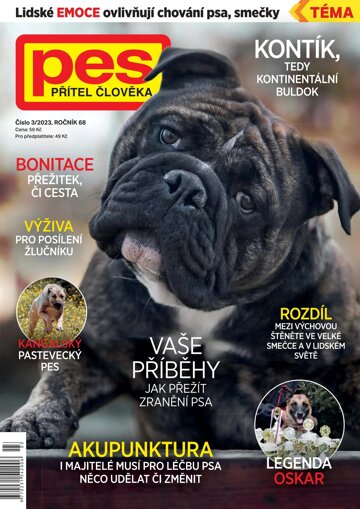 Obálka e-magazínu Pes přítel člověka 3/2023