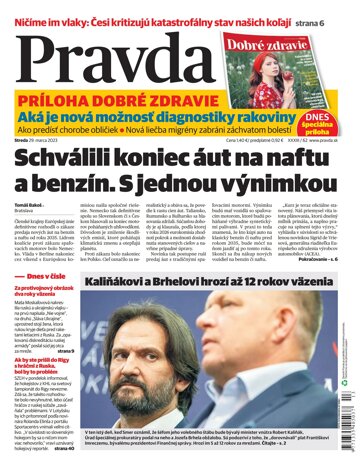 Obálka e-magazínu Pravda 29. 3. 2023