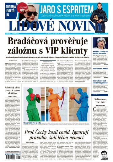 Obálka e-magazínu Lidové noviny 3.4.2024