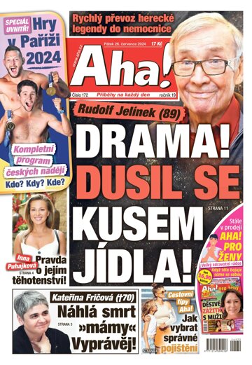 Obálka e-magazínu AHA! 26.7.2024