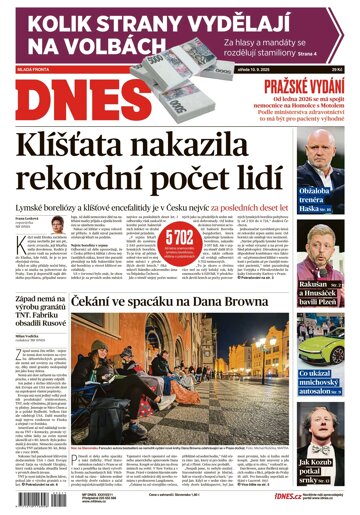 Obálka e-magazínu MF Dnes 10.9.2025