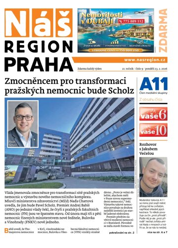 Obálka e-magazínu Náš Region - Praha 9/2026