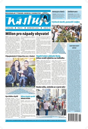 Obálka e-magazínu Nástup 19/26
