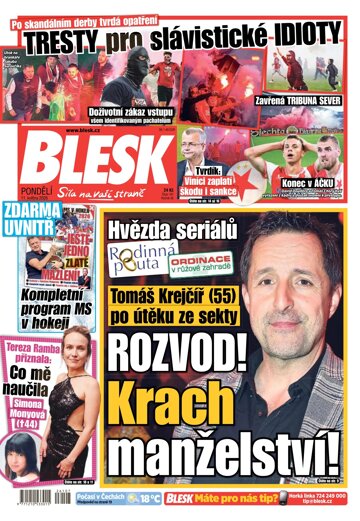 Obálka e-magazínu Blesk 11.5.2026