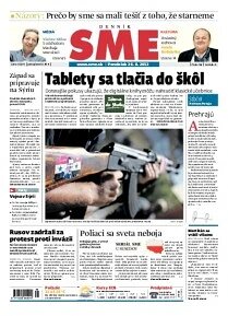 Obálka e-magazínu SME 26.8.2013