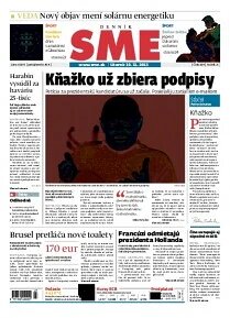 Obálka e-magazínu SME 19.11.2013
