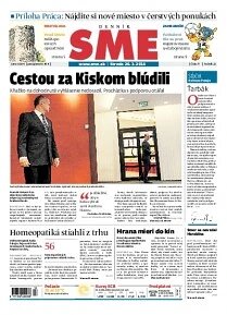 Obálka e-magazínu SME 26.3.2014