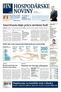 Obálka e-magazínu Hospodárske noviny 01.04.2014