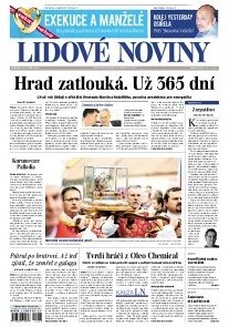 Obálka e-magazínu Lidové noviny 29.9.2014