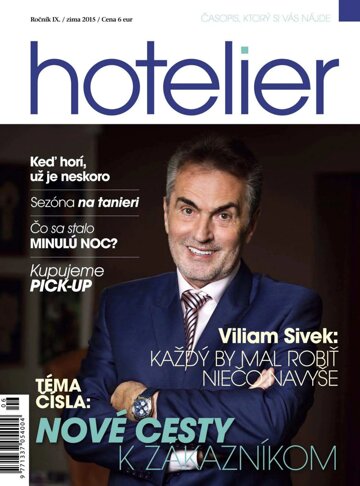Obálka e-magazínu Hotelier zima 2015