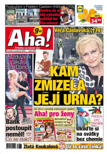 Obálka e-magazínu AHA! 5.12.2016