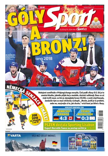 Obálka e-magazínu Sport 24.2.2018