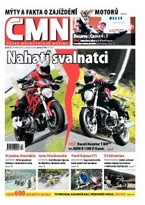Obálka e-magazínu ČESKÉ MOTOCYKLOVÉ NOVINY 3/2012