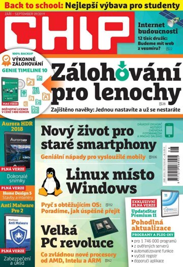 Obálka e-magazínu CHIP 9/2019