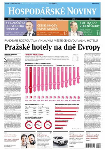Obálka e-magazínu Hospodářské noviny 133 - 13.7.2020