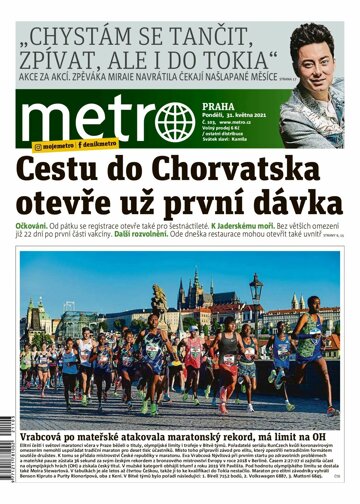 Obálka e-magazínu deník METRO 31.5.2021