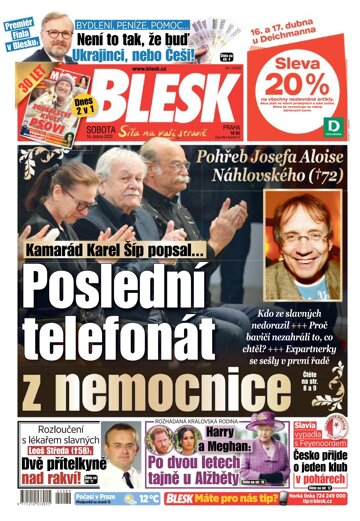 Obálka e-magazínu Blesk 16.4.2022