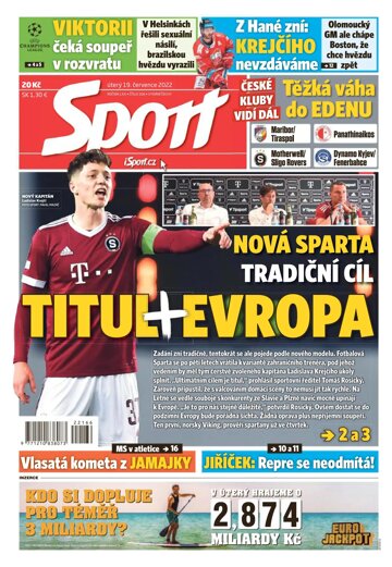 Obálka e-magazínu Sport 19.7.2022