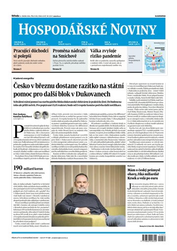 Obálka e-magazínu Hospodářské noviny 032 - 14.2.2024