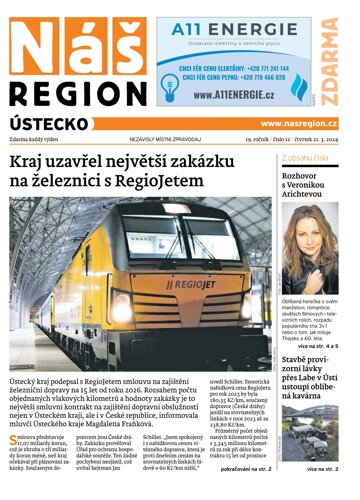 Obálka e-magazínu Náš Region - Ústecko 12/2024