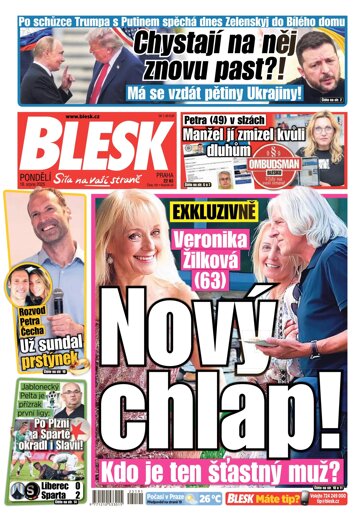 Obálka e-magazínu Blesk 18.8.2025