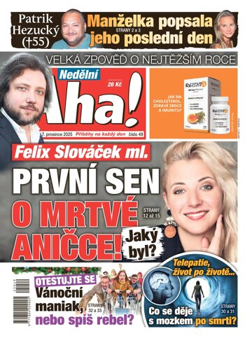 Obálka e-magazínu Nedělní AHA! 7.12.2025