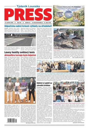 Obálka e-magazínu Lounský press 21/26