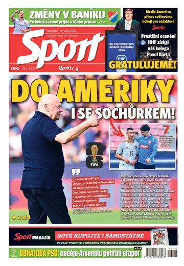 Obálka e-magazínu Sport 1.6.2026