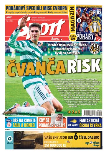 Obálka e-magazínu Sport 4.9.2026