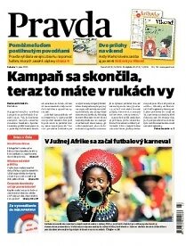 Obálka e-magazínu Pravda 12.6.2010