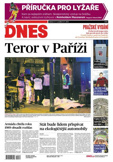 Obálka e-magazínu MF Dnes 14.11.2015