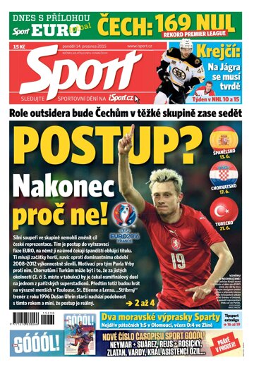 Obálka e-magazínu Sport 14.12.2015