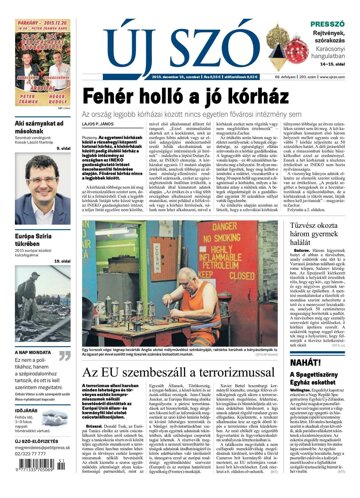 Obálka e-magazínu Új Szó 19.12.2015