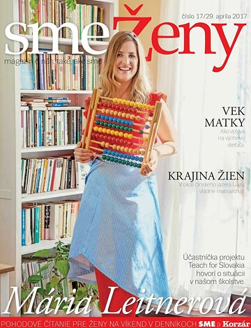 Obálka e-magazínu SME Ženy 29/4/2017